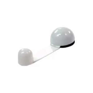 Trava Porta Auto Adesivo Prático Plástico Branco Sem Furo Dtools - Imagem 5