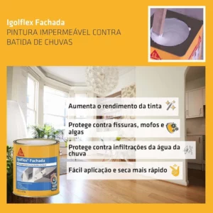 Sika Igolflex Fachada Branco 4,7kg - Imagem 3