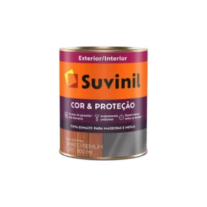 Tinta Esmalte Sintético Cor e Proteção Brilhante para Madeira e Metal Verde Folha 900ml - Suvinil - Imagem 1