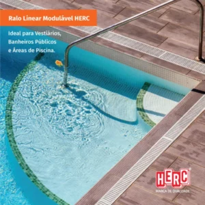 Ralo Linear Modulável Branco 50 Cm - Herc - Imagem 3