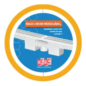 Ralo Linear Modulável Branco 50 Cm - Herc - Imagem 6