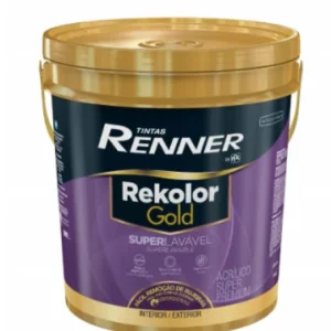 Tinta Rekolor Gold Semi Acetinado Branco 16 Litros Rv3400 Renner