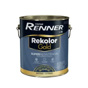 Tinta Rekolor Gold Semi Brilho Branco 3,2 Litros Rv 3600 Renner