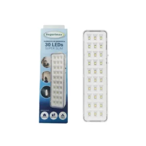 Luminaria de Emergencia 30 Leds Super Slim Bivolt Segurimax - Imagem 3