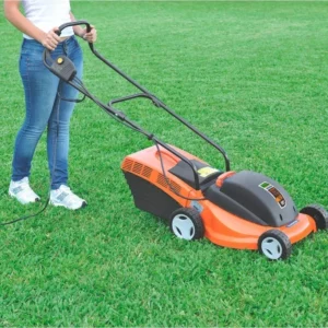 Cortador de Grama Elétrico 1300w 220v Laranja e Preto - Imagem 5