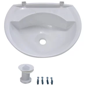 Lavatório Plástico Branco 36 X 28cm 3,8l - Imagem 3