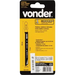 Lâmina de Serra Tico-tico Vd 111c, Vonder Vdo1499 - Imagem 4