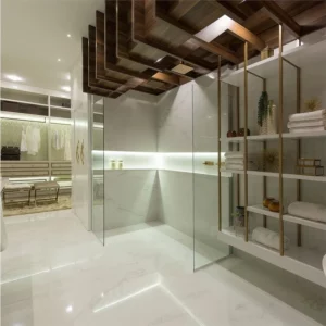 Porcelanato Polido Retificado Hd Le Blanc Branco 84x84cm - Imagem 4