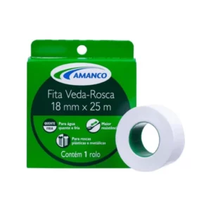 Fita Veda Rosca 18mm X 25m Amanco - Imagem 3