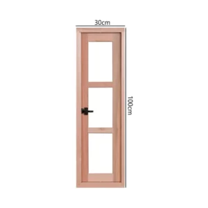 Janela com Caixilhos Pivotantes e Vidros Quadriculados Rondosul Natural - Imagem 3