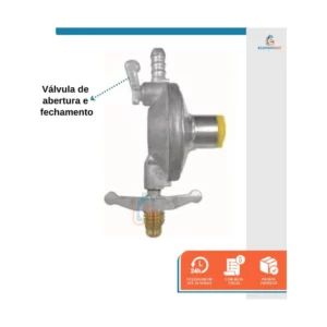 Regulador para Gás Imar Sem Mangueira 2 Kg - Imagem 5