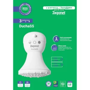 Zagonel Ducha Multitemperatura Ss 3t 5200w 220v Branco - Imagem 4