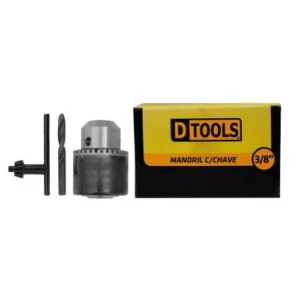 Mandril com Chave 3/8'' - Dtools