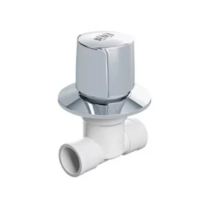 Registro Pressão com Canopla 20mm Branco/cromado - Herc