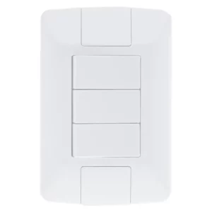 Conjunto 3 Interruptores Simples 6a - Linha Aria - Tramontina