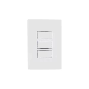 Conjunto 3 Interruptores Simples 10a - Linha I9 - Ilumi
