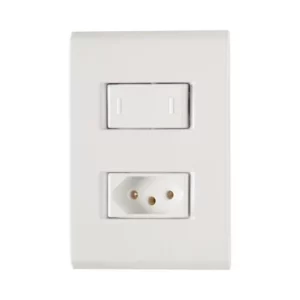 Conjunto Interruptor Paralelo + Tomada 10a - Linha Liz - Tramontina