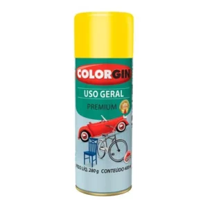 Spray Uso Geral Fosco Amarelo (55081) - Colorgin