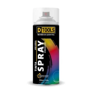 Spray Premium Verniz Acrílico Brilho 350ml - Dtools