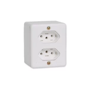 Conjunto 2 Tomadas 3p 20a - Linha Box - Ilumi