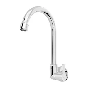 Torneira Cozinha Parede Bica Alta Confort Cromado - Blukit