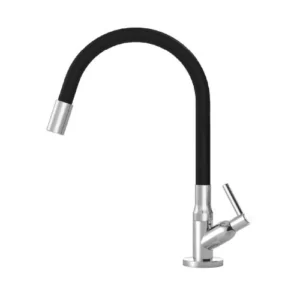 Torneira Cozinha/mesa Color Flex Preta C70 1/4volta Real Metais