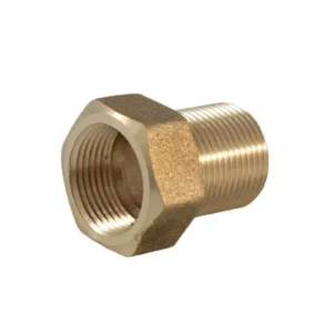 Aumento Médio 1/2'' Latão 4cm  - Real Metais