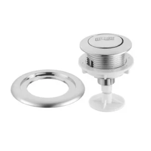 Botão Acionamento Caixa Acoplada Cromado - Herc