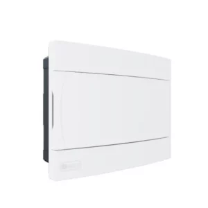 Caixa de Distribuição Embutir para Disjuntor 9 Din / 6 Ul com Tampa Branca - Ddg Plásticos