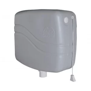 Caixa Descarga Cinza 9 Litros - Metasul