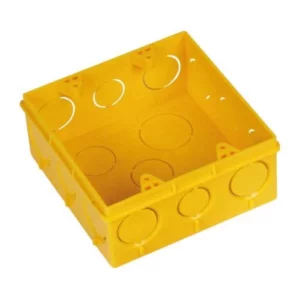 Caixa de Luz Pvc 4 X 4 Amarela - Amanco
