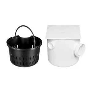 Caixa de Gordura Quadrada com Cesto e Tampa 250 X 250 X 75mm - Herc