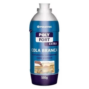 Cola Branca Polyfort Extra 500 Gramas - Pulvitec