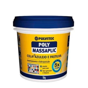 Cola para Azulejo Massaplic 5kg - Pulvitec