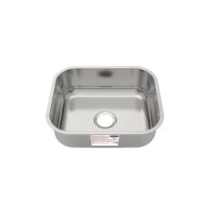 Cuba Retangular Inox 40cm X 34cm Sem Válvula Polida Basic - Tramontina