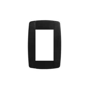 Espelho 4 X 2 3 Módulos Juntos Horizontais Preto - Linha Lev - Ilumi