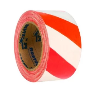 Fita Zebrada Lararanja/branca 200 Metros - Plastcor