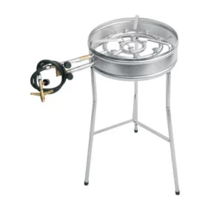 Fogareiro com Borda 34cm 2 X 1 Tripé 60cm - Papaléguas