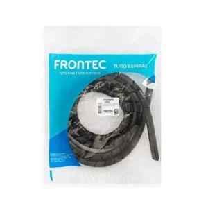 Tubo Espiral 3/4'' 2 Metros Preto - Frontec