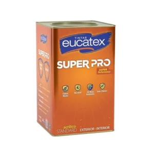 Tinta Super Pro Acrílico Semi Brilho Gelo ártico - Lata 18 Litros - Eucatex