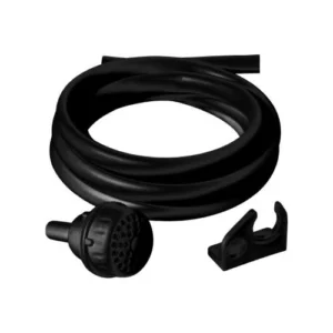 Conjunto Mangueira e Chuveirinho Preto - Sintex