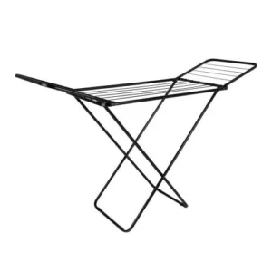 Varal de Chão com Abas 144 X 49cm Slim Preto - Mor