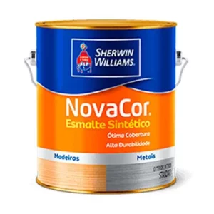 Tinta Esmalte Novacor Alto Brilho Marrom (27) - Galão 3,6 Litros - Sw