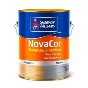 Tinta Esmalte Novacor Acetinado Branco - Galão 3 Litros - Sw