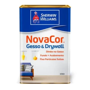 Tinta Novacor Gesso e Drywall Branco - Lata 18 Litros - Sw