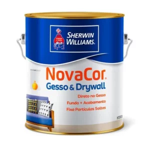 Tinta Novacor Gesso e Drywall Branco - Galão 3,6 Litros - Sw