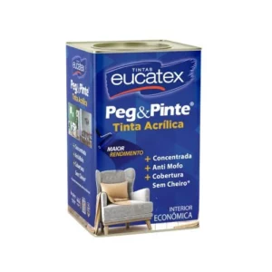 Tinta Econômica Peg e Pinte Acrílica Palha do Sertão - Lata 18 Litros - Eucatex