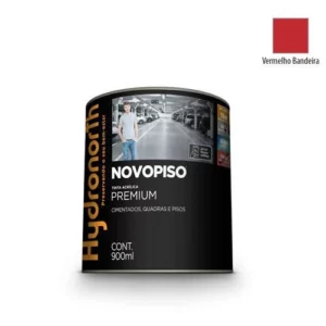Tinta Novopiso Vermelho Bandeira - 900ml - Hydronorth