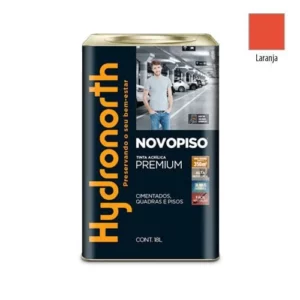 Tinta Novopiso Laranja - Lata 18 Litros - Hydronorth