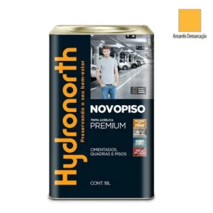 Tinta Novopiso Amarelo Demarcação - Lata 18 Litros - Hydronorth